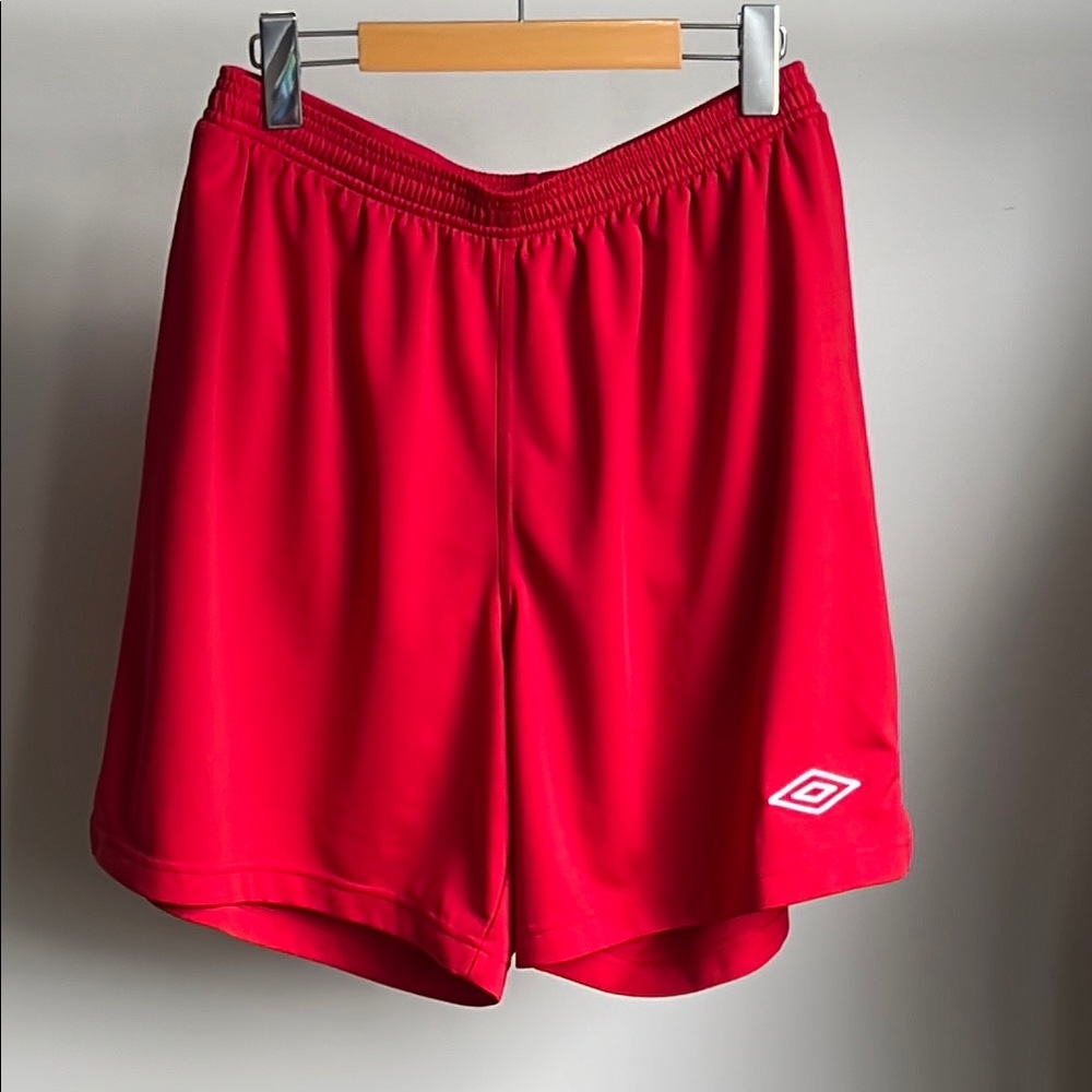 Umbro Red Athletic Shorts